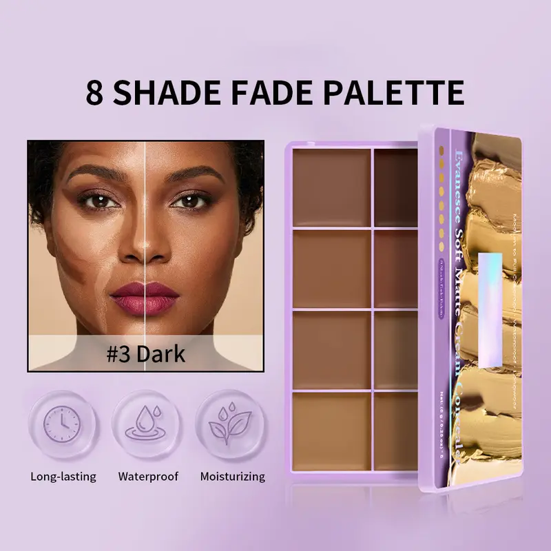 8-Color Cream Concealer Palette