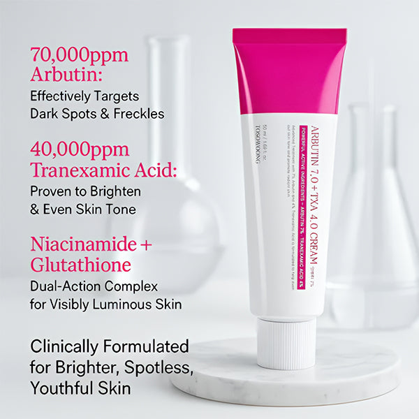 Revive Cream: Arbutin 7% + Traneaxamic Acid 4%