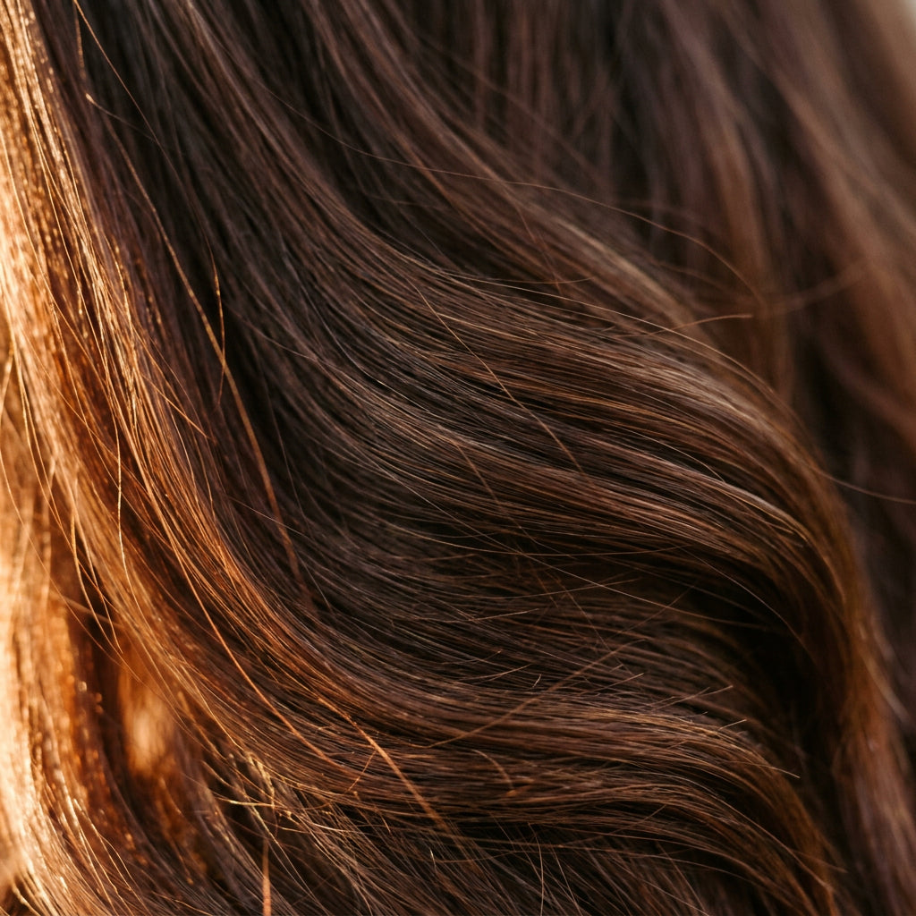vellmoi Dark Brown shade — warm chocolate and chestnut tones